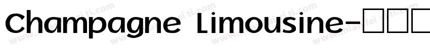 Champagne Limousine字体转换